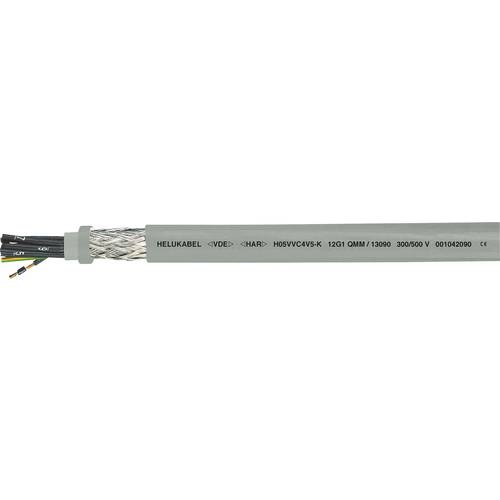 Helukabel H05VVC4V5-K (NYSLYCYÖ-JZ) Steuerleitung 4 G 0.75 mm² Grau 13073-1000 1000 m