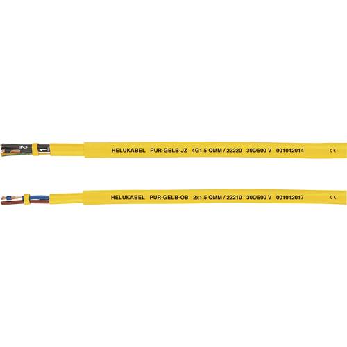 HELU PUR-Yellow JB Schlauchleitung 5 G 1.5 mm² Gelb 22213-500 500 m