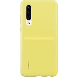 Image of HUAWEI Silicone Car Case Backcover Huawei P30 Gelb