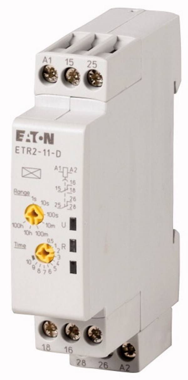 Eaton 119427 ETR2-12-D Zeitrelais Multifunktional 1 St. Zeitbereich: 0.05 s - 100 h 2 Wechsler Piece