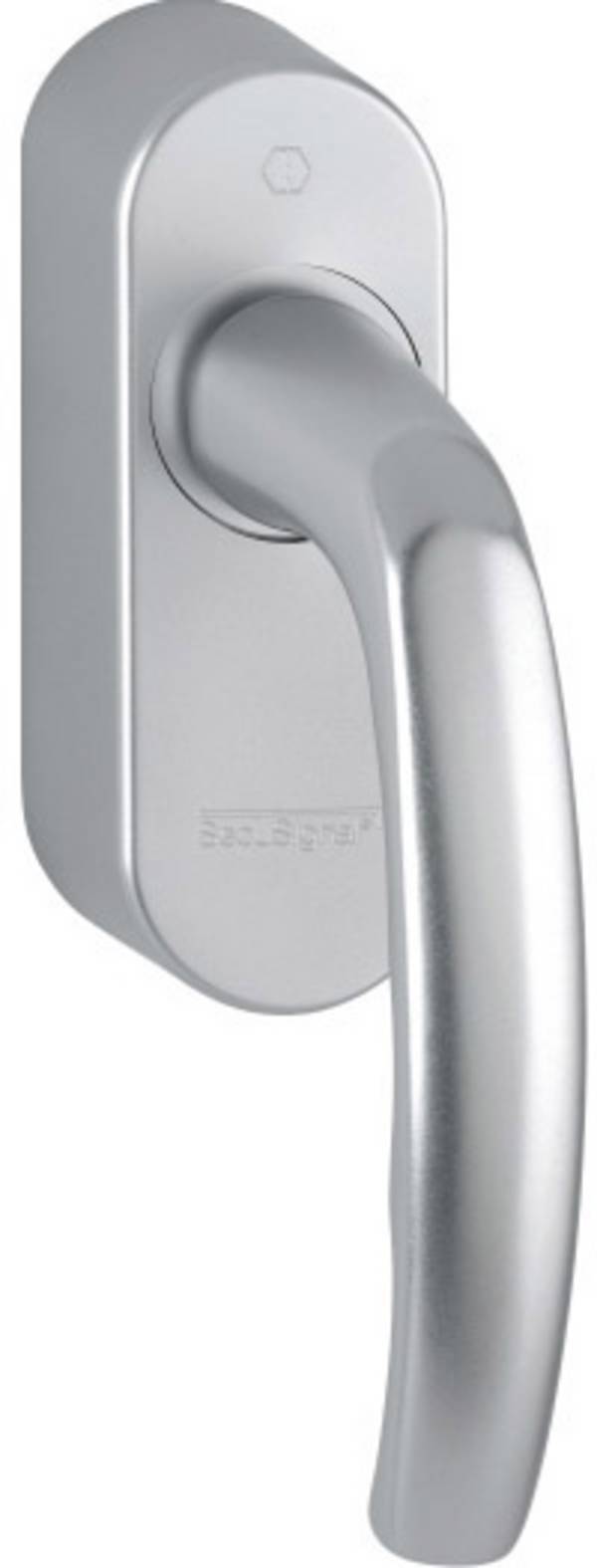 OPUS® Fenstergriff rund stahlgrau