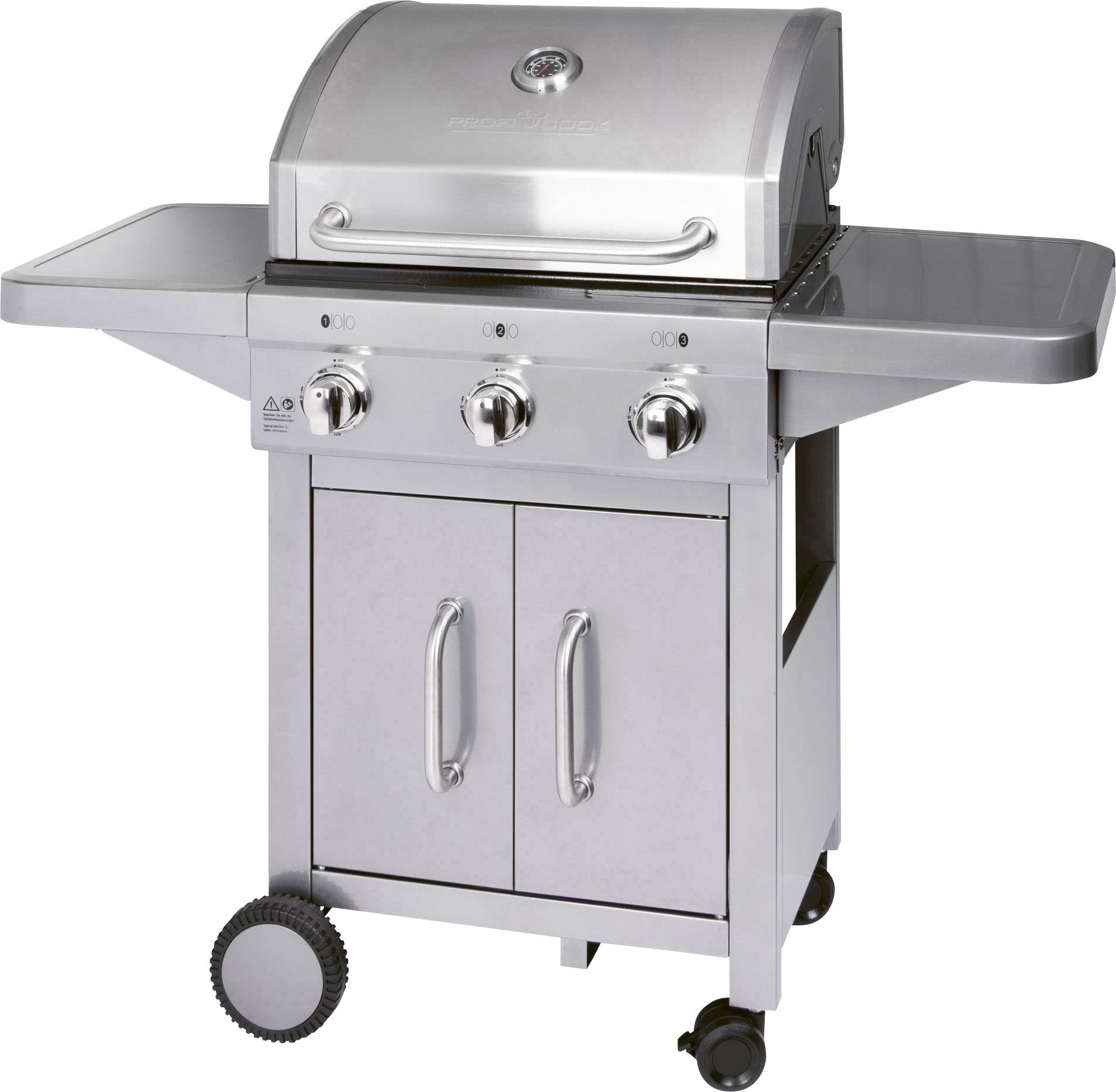 Profi Cook PCGG 1179 Gas Grill 3 Brenner Edelstahl kaufen