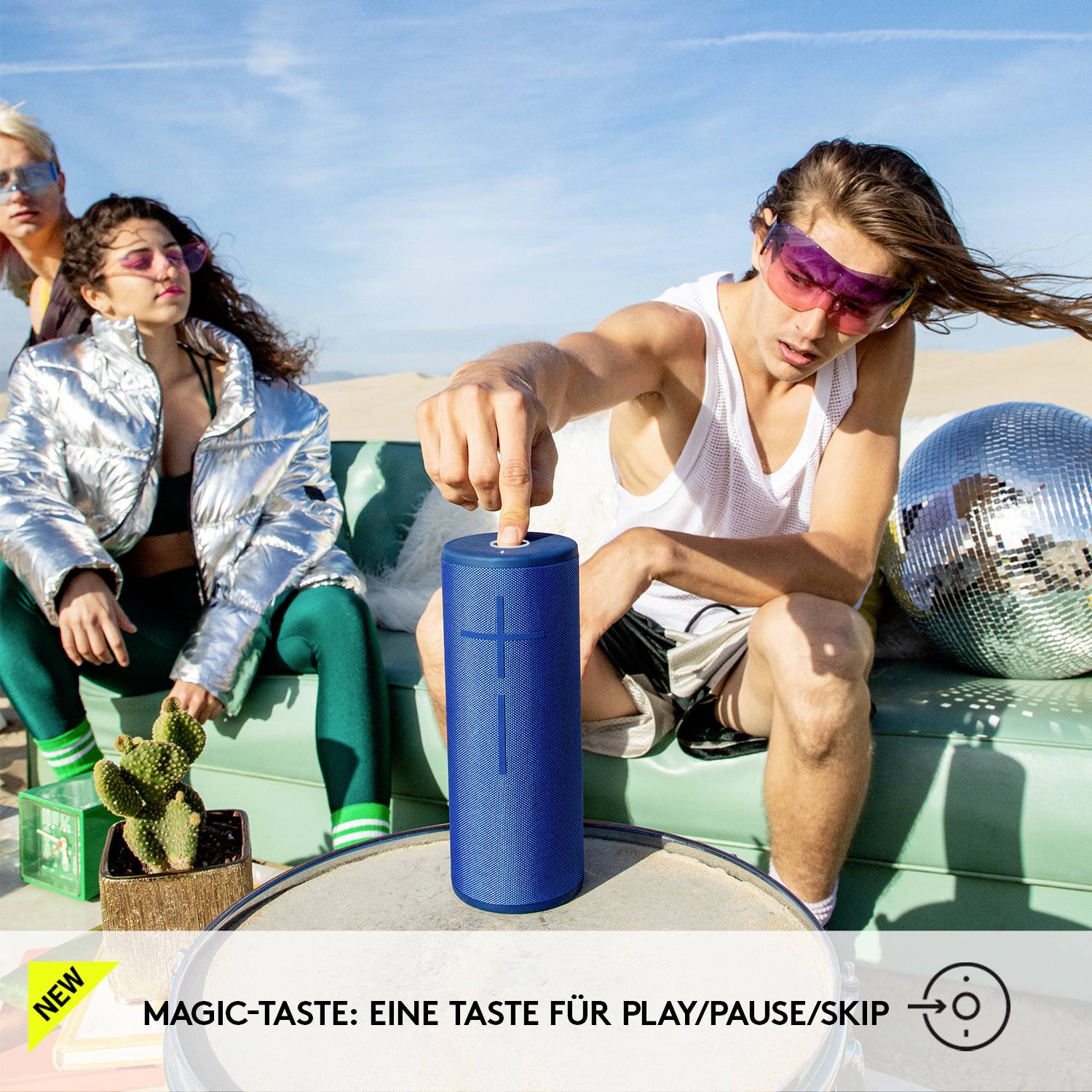 Ultimate Ears MEGABOOM 3 Bluetooth® Lautsprecher tragbar, schockresistent, staubfest, wasserdicht Blau-4