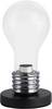 Brilliant Evergreen 92752/00 Tischlampe LED E14 25 W Schwarz, Chrom