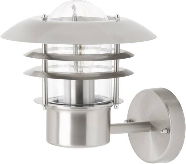 Brilliant Terrence 45781/82 Außenwandleuchte LED E27 60 W Edelstahl