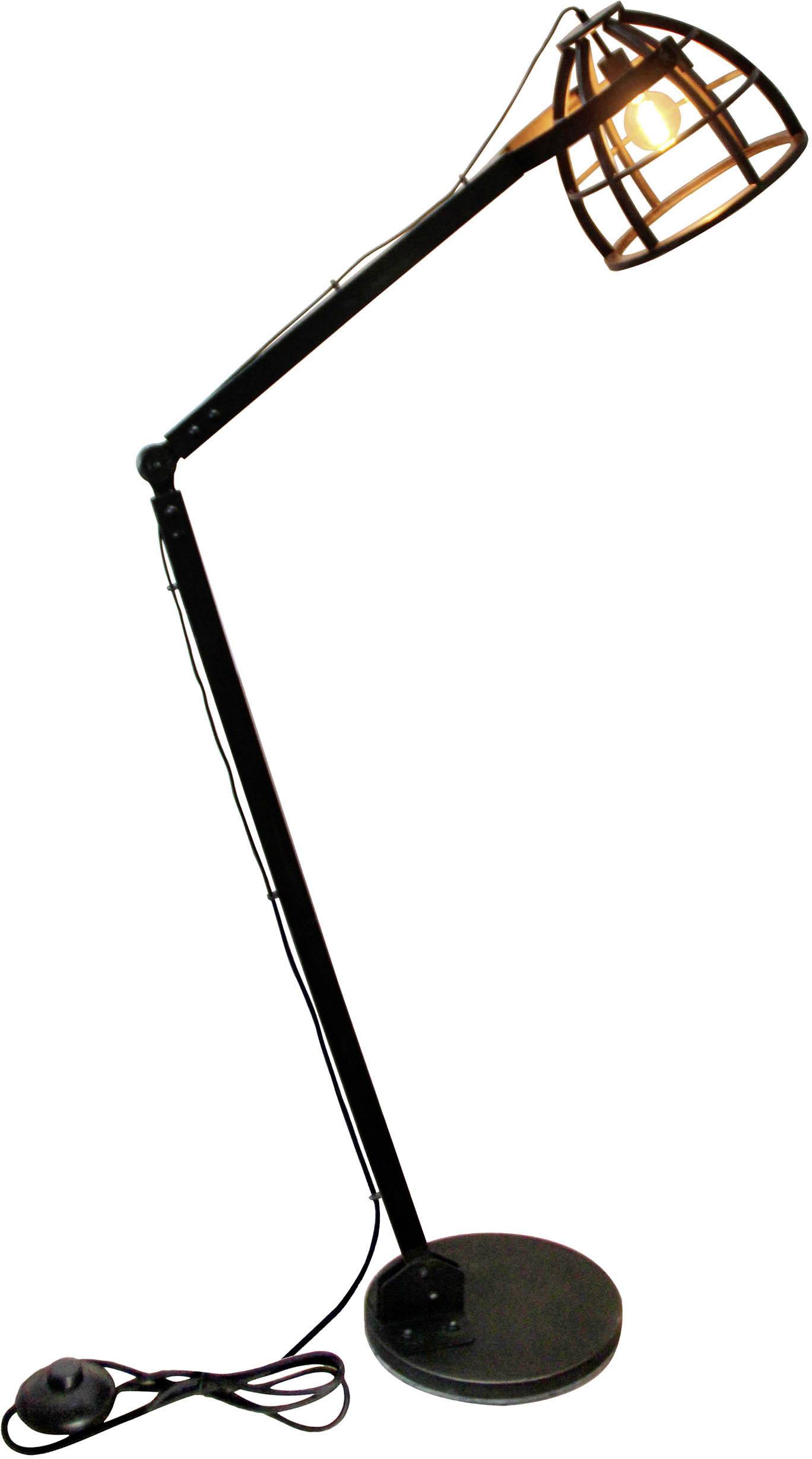 Brilliant Century 99056/84 Stehlampe LED E27 60 W Edelstahl (gebürstet)