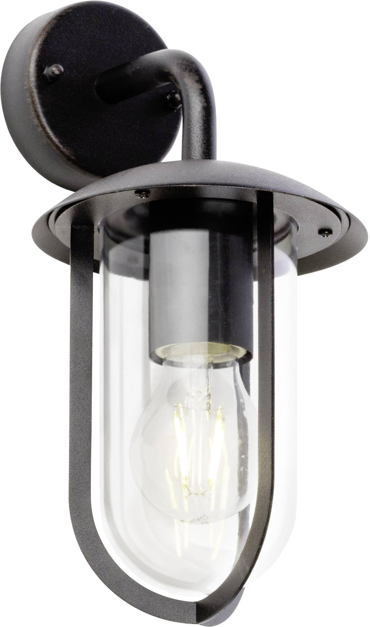 Brilliant Fitzroy 45482/55 Außenwandleuchte LED E27 40 W Rost