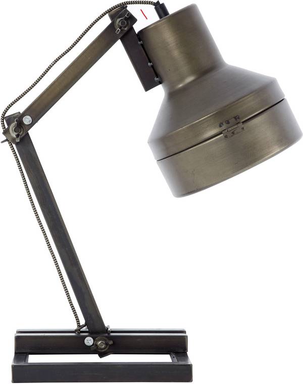 Brilliant Hardwork 99037/46 Schreibtischleuchte LED E27 28 W  Schwarz, Edelstahl