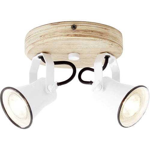 Brilliant Seed 82224/05 Deckenstrahler LED GU10 10 W Weiß, Holz (hell)