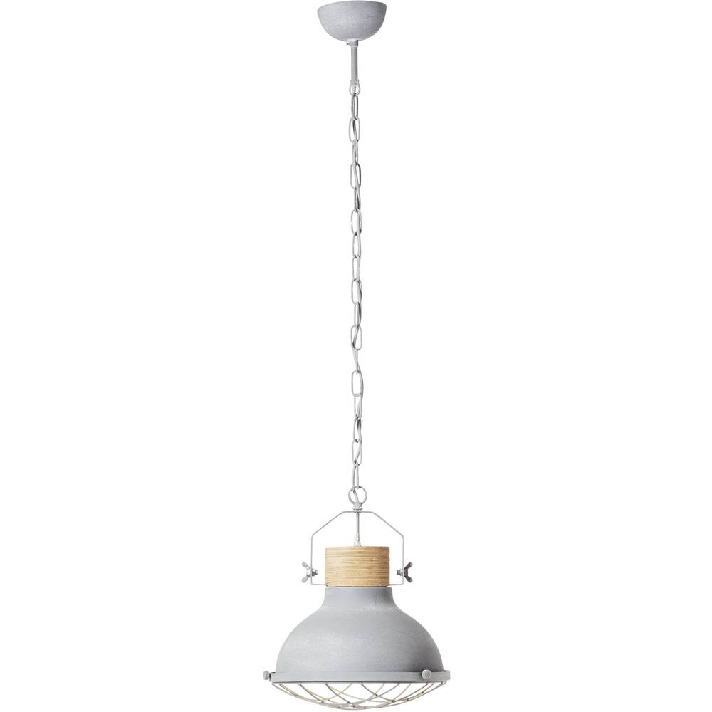 Brilliant hanglamp Emma grijs 60W