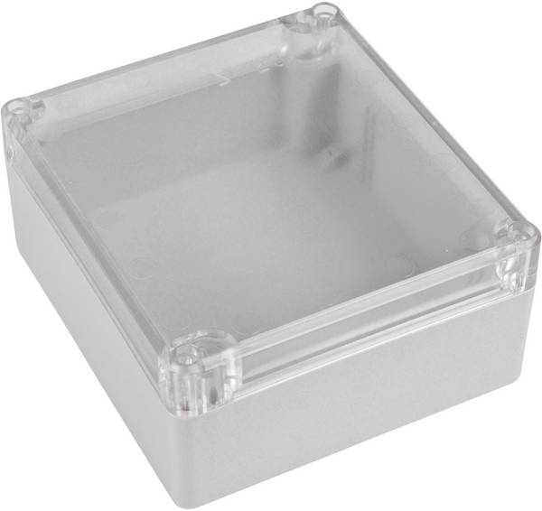 TRU COMPONENTS TC-7910744 Universal-Gehäuse 125 x 115 x 58 ABS-PC Grau 1 St.