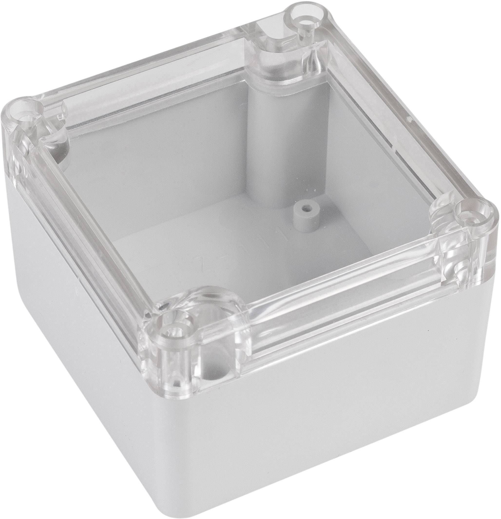 TRU COMPONENTS TC-7910748 Universal-Gehäuse 82 x 80 x 55 ABS-PC Grau 1 St.