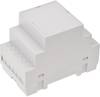 TRU COMPONENTS TC-7910772 Hutschienen-Gehäuse 53 x 90 x 65 ABS-V0 Grau 1 St.