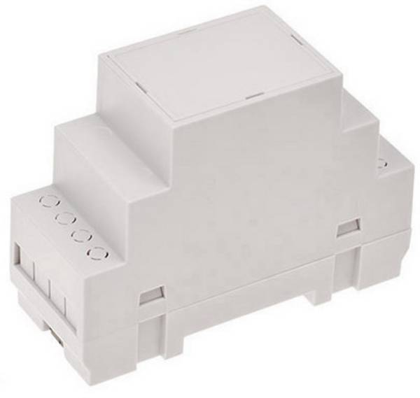 TRU COMPONENTS TC-7910800 Hutschienen-Gehäuse 35 x 90 x 65 ABS-V0 Grau 1 St.