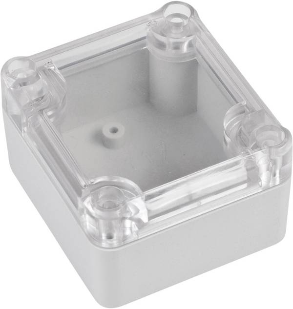 TRU COMPONENTS TC-7910904 Universal-Gehäuse 63 x 57 x 37 ABS-PC Grau 1 St.