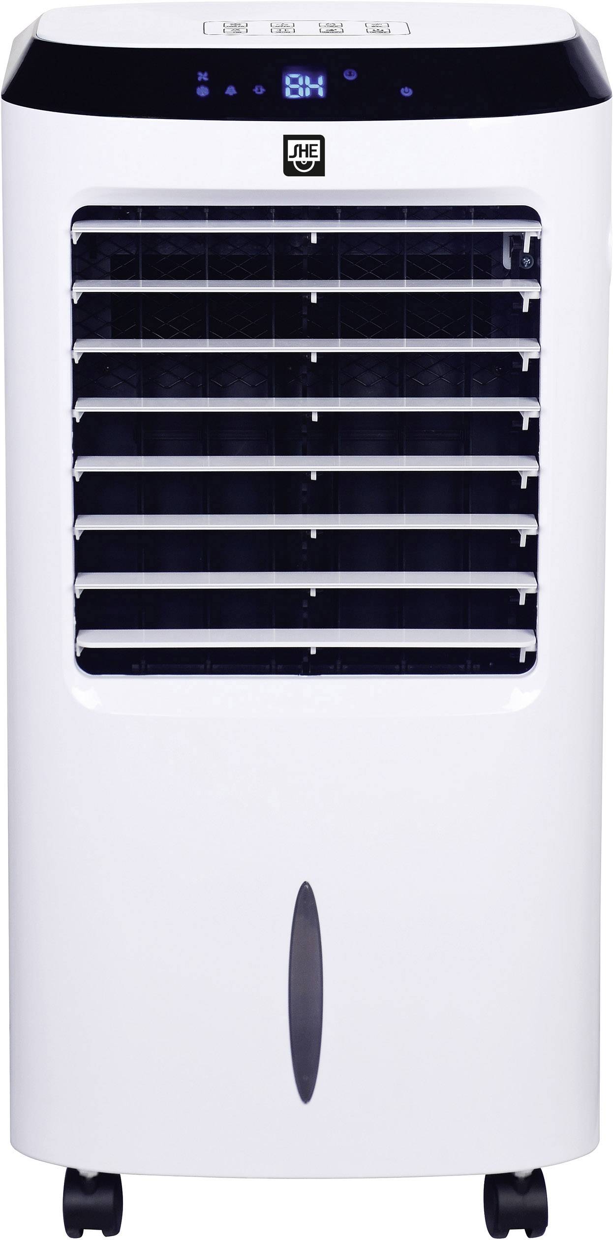 SHE SHE10AC1901F Luftkühler 65 W Weiß mit Fernbedienung, mit Luftbefeuchter, Timer-0