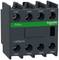 Schwarzer Schneider Electric TeSys Kontaktblock mit sechs Anschlussstellen, nummeriert von 31NC bis 64NO.