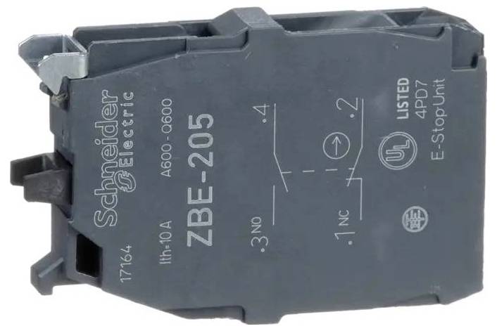 Thumbnail - Schneider Electric ZBE205 ZBE205 Hilfsschalterblock 1 St.