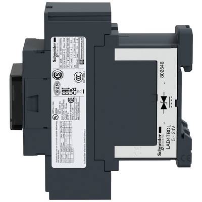 Elektrisches Bauteil von Schneider Electric, Modellnummer LA9CTBL. Zeigt technische Spezifikationen und Zulassungen auf der Seite.