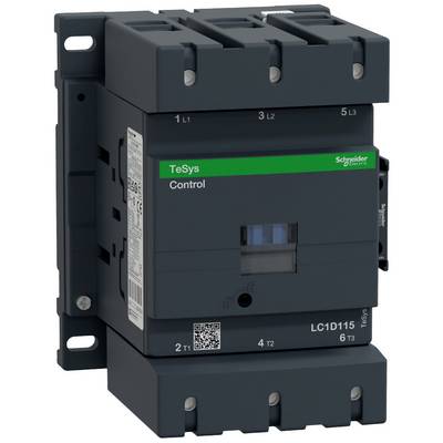 Ein Schütz der Marke Schneider Electric, Modell LC1D115 aus der TeSys-Serie, zur Steuerung elektrischer Schaltungen.