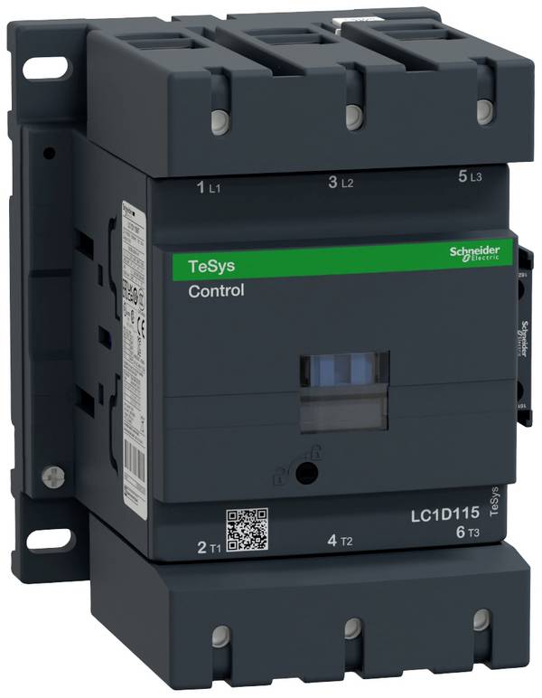 Schneider Electric LC1D115P7 Leistungsschütz 3 Schließer 55 kW mit Überspannungsschutz Single 1 St.