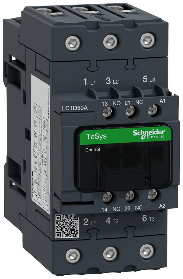 Schneider Electric LC1D50AP7 Leistungsschütz 3 Schließer 22 kW Piece 1 St.