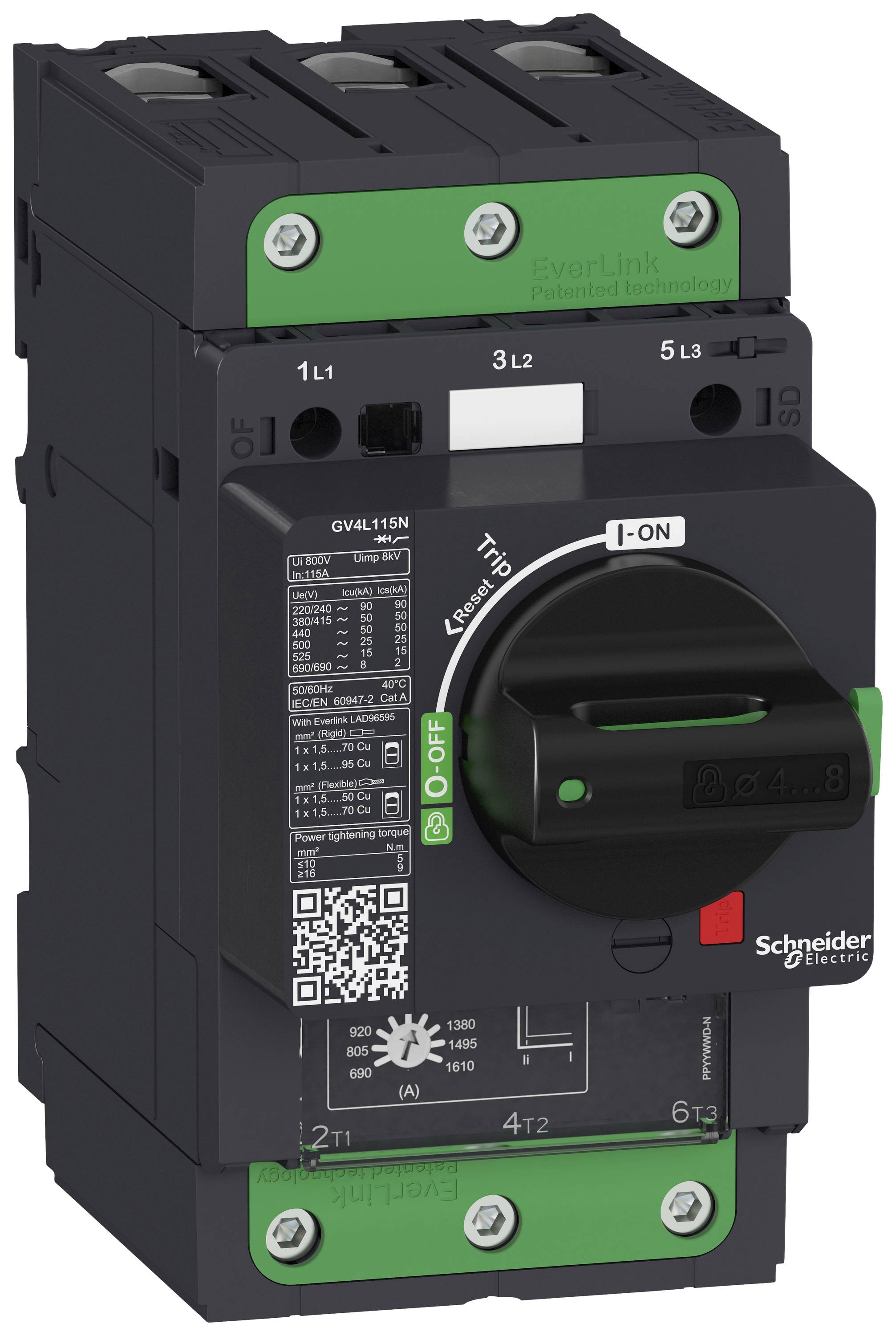 Schneider Electric GV4L80S GV4L80S Motorschutzschalter 1 St.