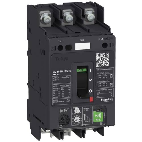 Schneider Electric GV4PEM115N6 GV4PEM115N6 Motorschutzschalter 1 St.