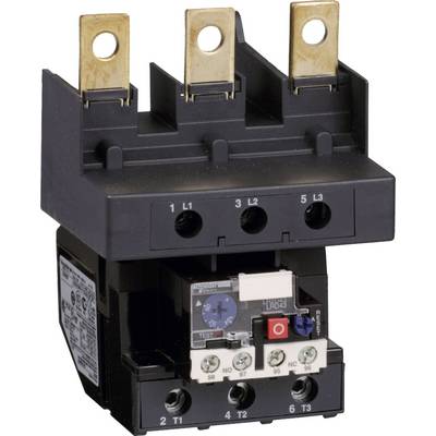Ein elektrisches Schütz mit markierten Anschlüssen L1, L2, L3 oben und T1, T2, T3 unten, zur Steuerung von Stromkreisen.