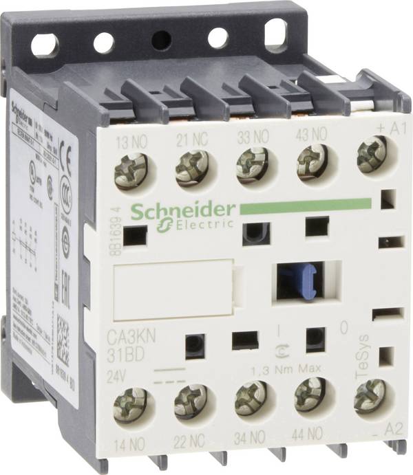 Schneider Electric CA3KN31BD Hilfsschütz 3 Schließer ohne LED Piece 1 St.