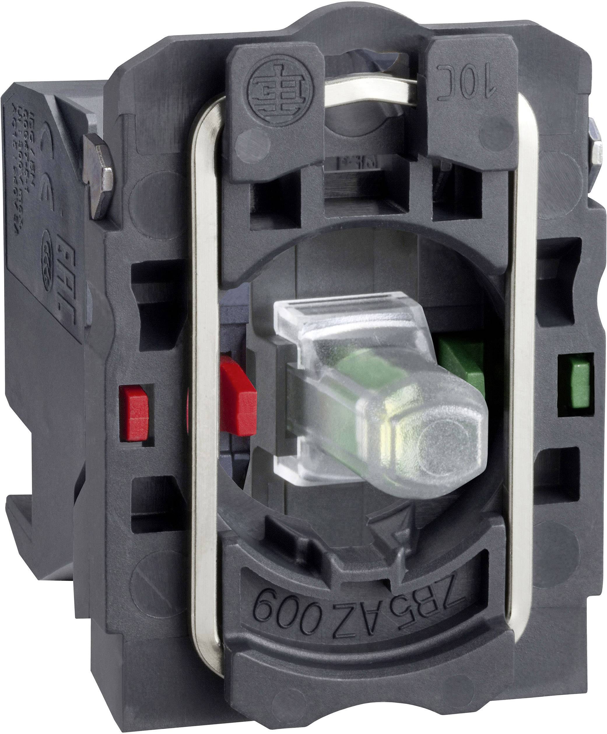 Schneider Electric Hilfsschalterblock grün LED 1S+1Ö ZB5AW0M354
