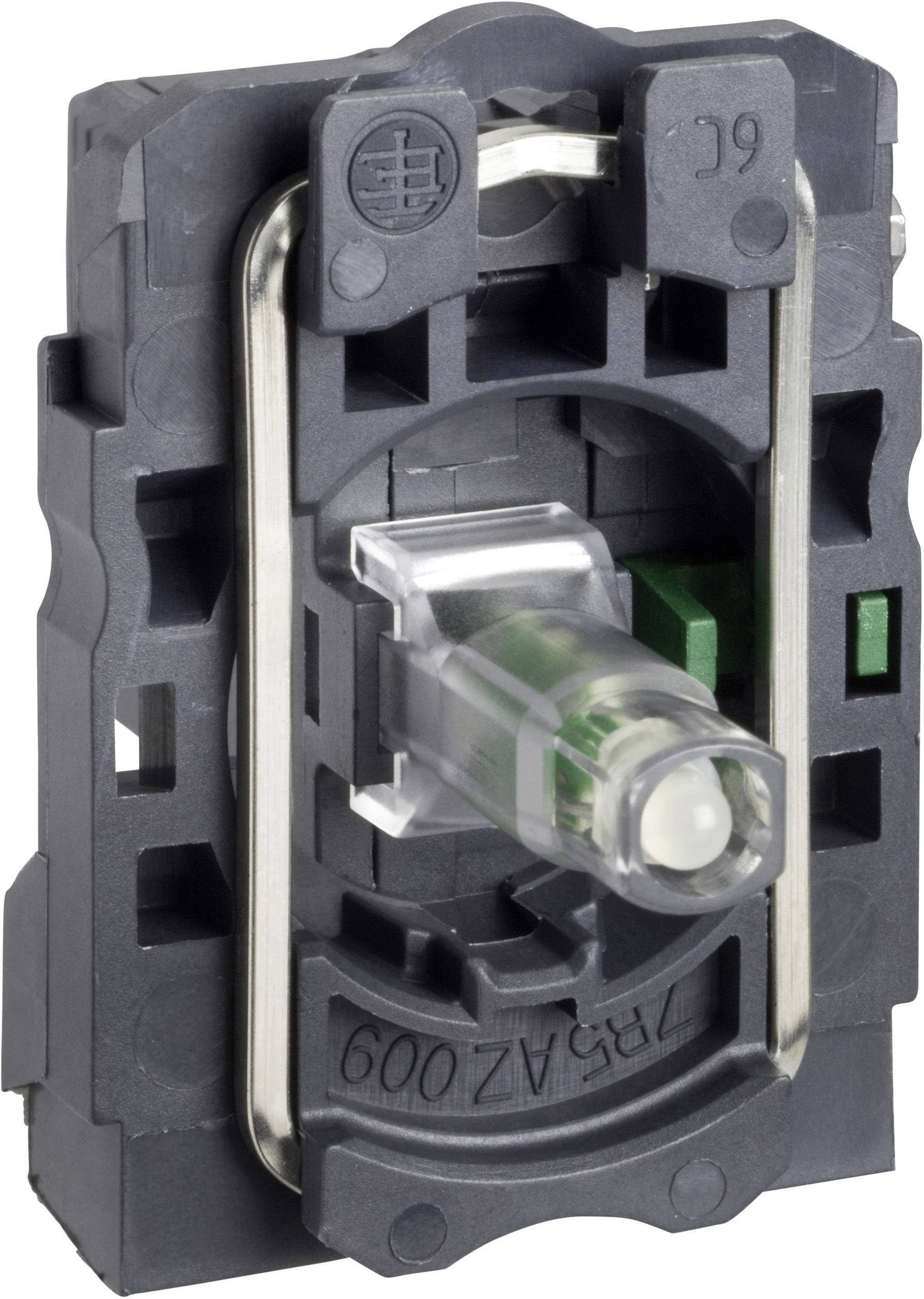 Schneider Electric Hilfsschalterblock gelb LED 1S+1Ö ZB5AW0B554