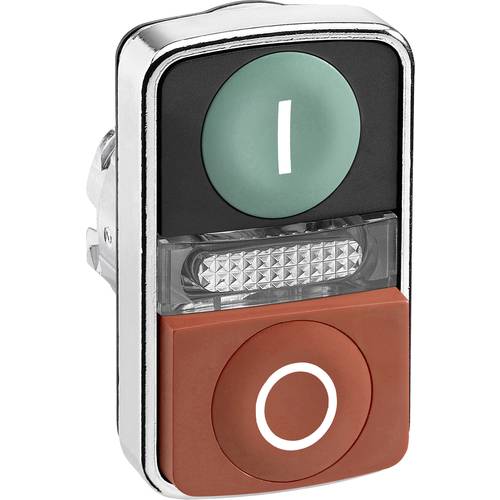 Thumbnail - Schneider Electric ZB4BW7L3741 ZB4BW7L3741 Leucht-Doppeldrucktaster 2 Tasten Druckentriegelung 1 St.