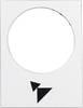 Schneider Electric ZB2BY4915 ZB2BY4915 Bezeichnungsschild (Ø x H) 22 mm x 30 mm Weiß 1 St. Piece
