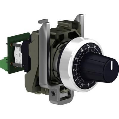 Drehregler-Schalter mit nummeriertem Zifferblatt von 0 bis 6 und elektrischen Anschlüssen auf der Rückseite.