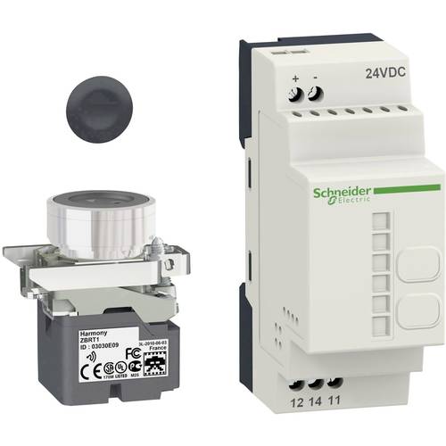 Schneider Electric XB4RFB01 XB4RFB01 Drucktaster 24 V/DC 6 A tastend (L x B x H) 57 x 30 x 47 mm IP66, IP67, IP69, IP69K...