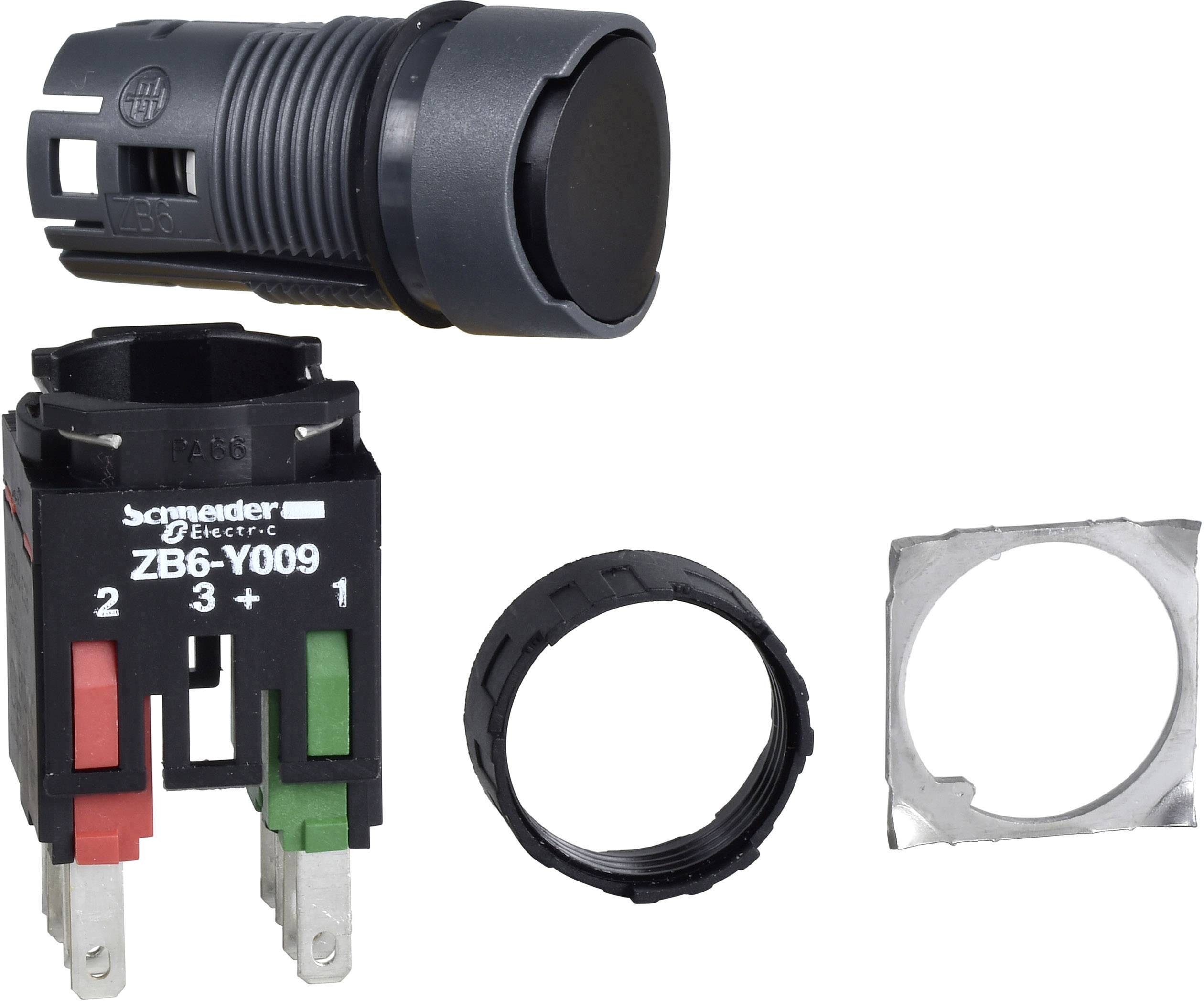 Schneider Electric XB6AA25B XB6AA25B Drucktaster 250 V 3 A tastend (L x B x H) 57 x 18 x 18 mm IP65 1 St.