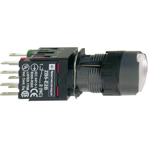 Schneider Electric XB6AF1B5B XB6AF1B5B Leuchtdrucktaster 250 V 3 A tastend (L x B x H) 57 x 18 x 18 mm IP65 1 St.