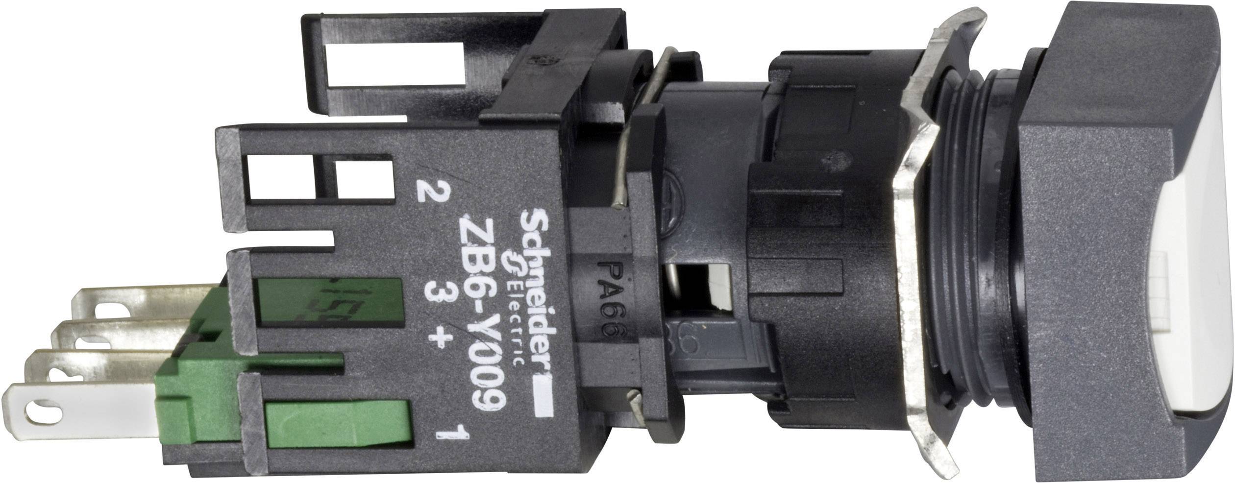 Schneider Electric XB6CA11B XB6CA11B Drucktaster 250 V 3 A tastend IP65 1 St.