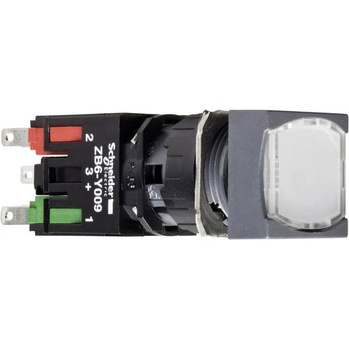 Schneider Electric XB6CW1B5B XB6CW1B5B Leuchtdrucktaster 250 V 3 A tastend (L x B x H) 57 x 18 x 18 mm IP65 1 St.