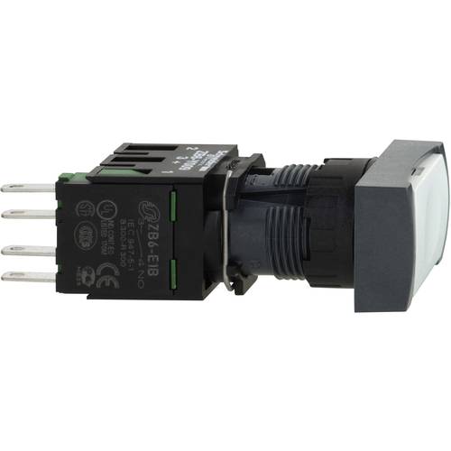 Schneider Electric XB6DA11B XB6DA11B Drucktaster 250 V 3 A tastend (L x B x H) 57 x 18 x 18 mm IP65 1 St.