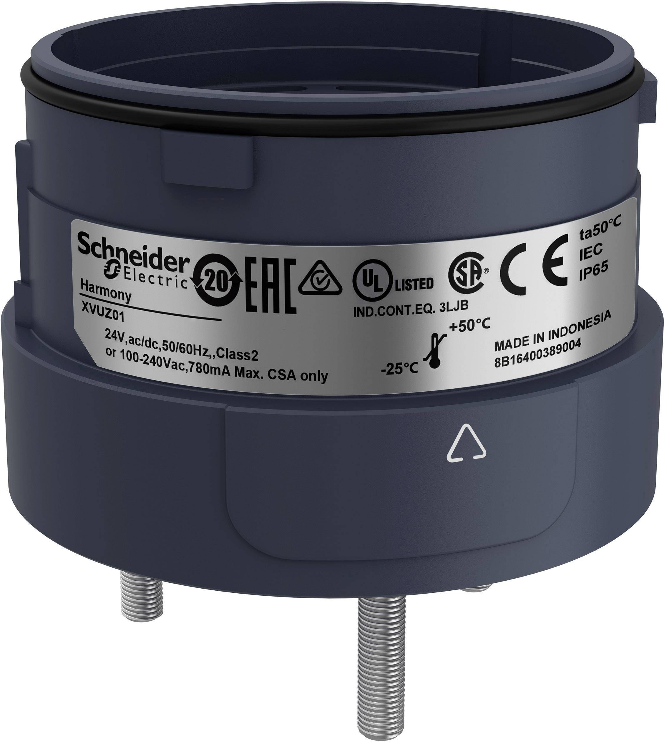 1St. Schneider Electric XVUZ01 Montagesockel 3x M4 Ø40mm schwarz