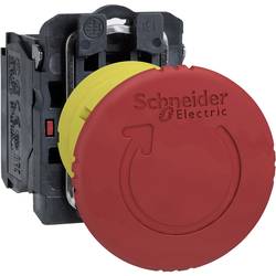 Image of Schneider Electric XB5AS8444 Not-Aus-Schalter Frontring Metall, mit NOT-Aus-Schalter, rund, rückstellbar, verriegelbar