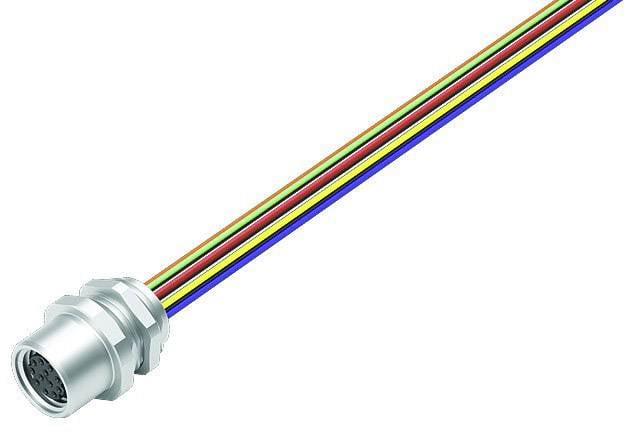 binder 76 6218 1118 00012-0200 Sensor-/Aktor-Steckverbinder, konfektioniert M8 Buchse, Einbau vertikal 1 St.
