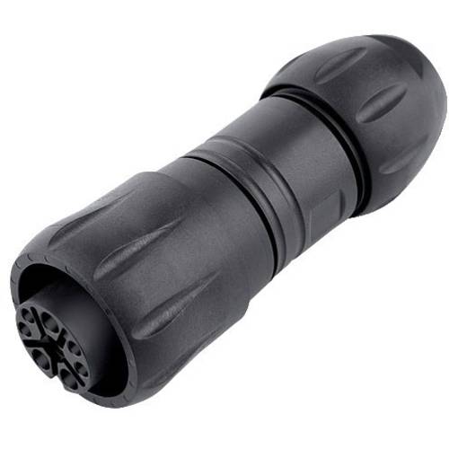 binder 99 6490 000 05 Rundsteckverbinder Kupplung, gerade Gesamtpolzahl: 4 + PE 1 St.