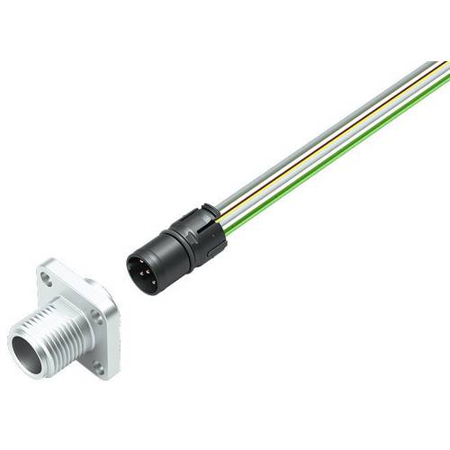binder 99 3443 100 05 Sensor-/Aktor-Steckverbinder, konfektioniert M12 Stecker, Einbau vertikal 1 St.