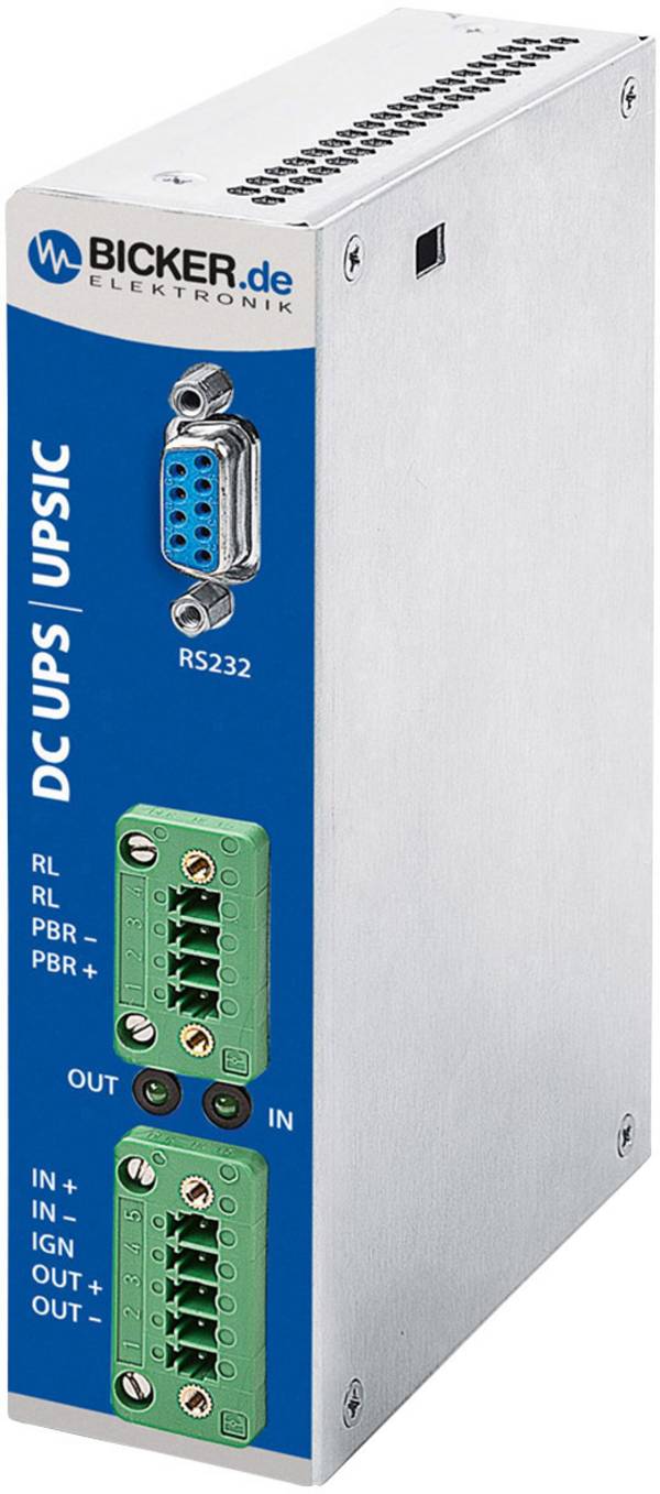 Bicker Elektronik UPSIC-2403D UPSIC-2403D Industrielle USV-Anlage (DIN Rail)