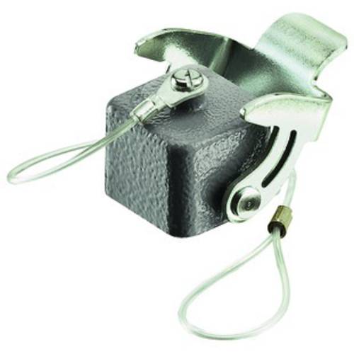 Thumbnail - 09200035421 HARTING Schutzkappe 3A Metall mit 1 Bügel für Oberteil Verliersicherung mit großer Schlaufe mit montiertem