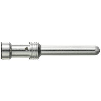 Metallstift mit geriffeltem Abschnitt und kleiner Bohrung, möglicherweise Teil eines größeren mechanischen Systems oder Werkzeugs.