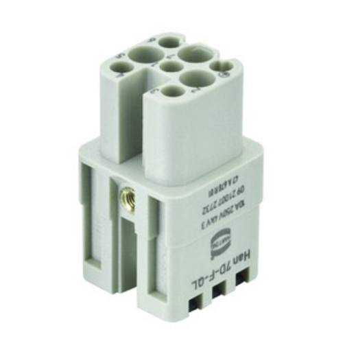 Thumbnail - 09210072732 HARTING Han 7D Buchseneinsatz (F) Quick-Lock-Anschluss, 7-polig+PE 250V, 10A - 1 Stück